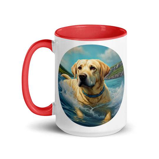 Mug with Color Inside-Labrador Retriever V20