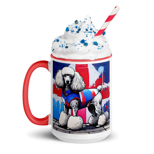 Poodle- Mug with Color Inside v2