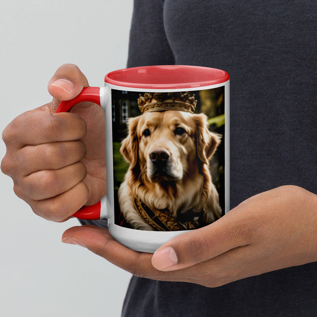 Golden Retriever- Mug with Color Inside V2