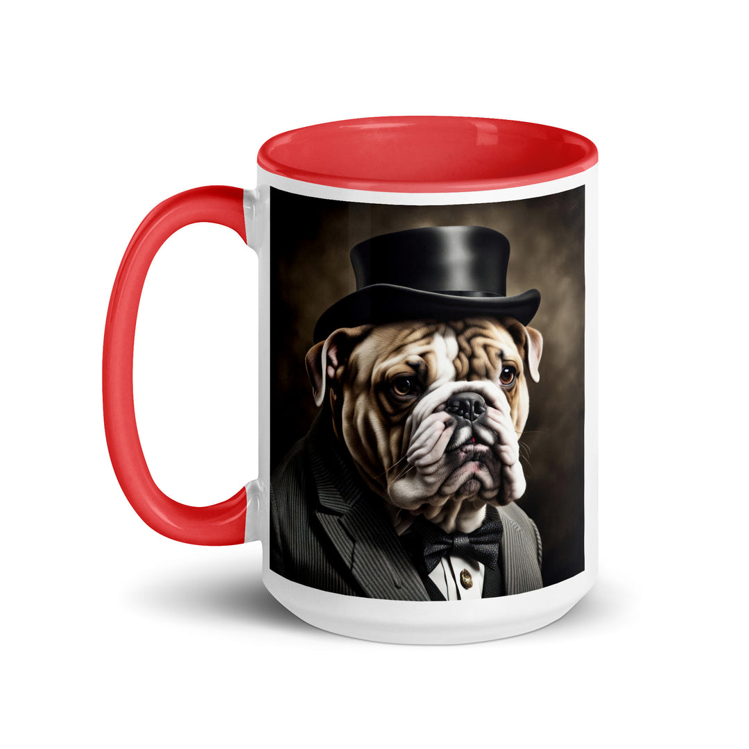 Bulldog- Mug with Color Inside