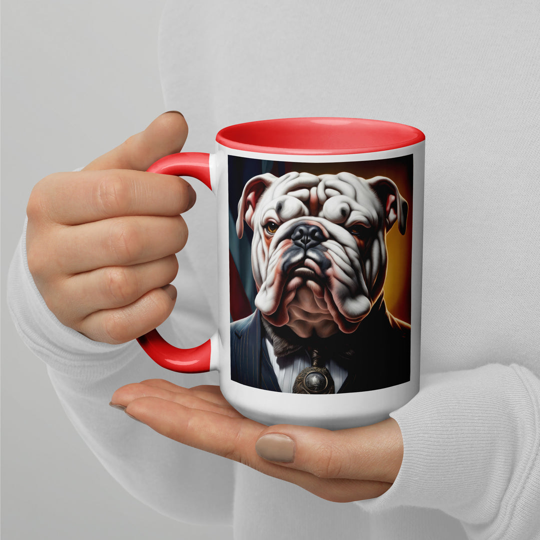 Bulldog- Mug with Color Inside v3