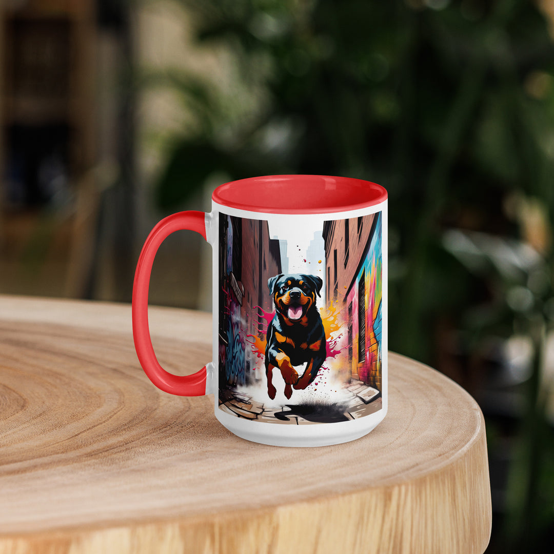 Rottweiler- Mug with Color Inside