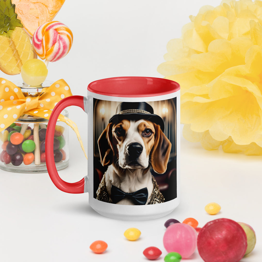 Beagle- Mug with Color Inside v4