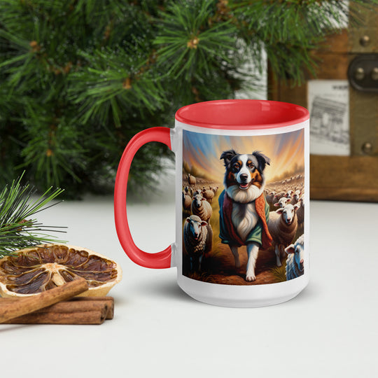 Australian Shepherd- Mug with Color Inside