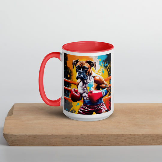 Boxer- Mug with Color Inside v4