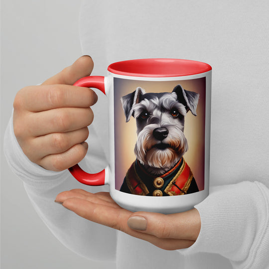 Miniature Schnauzer- Mug with Color Inside