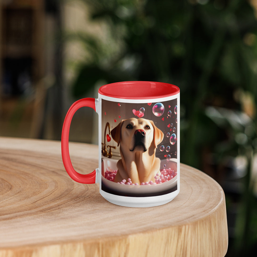 Labrador Retriever Romantic- Mug with Color Inside