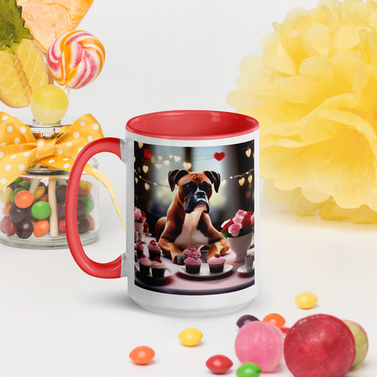 Boxer Romantic- Mug with Color Inside v2