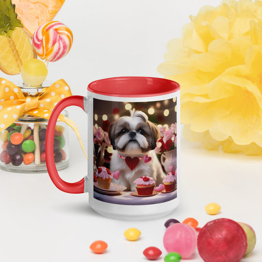 Shih Tzu Romantic- Mug with Color Inside