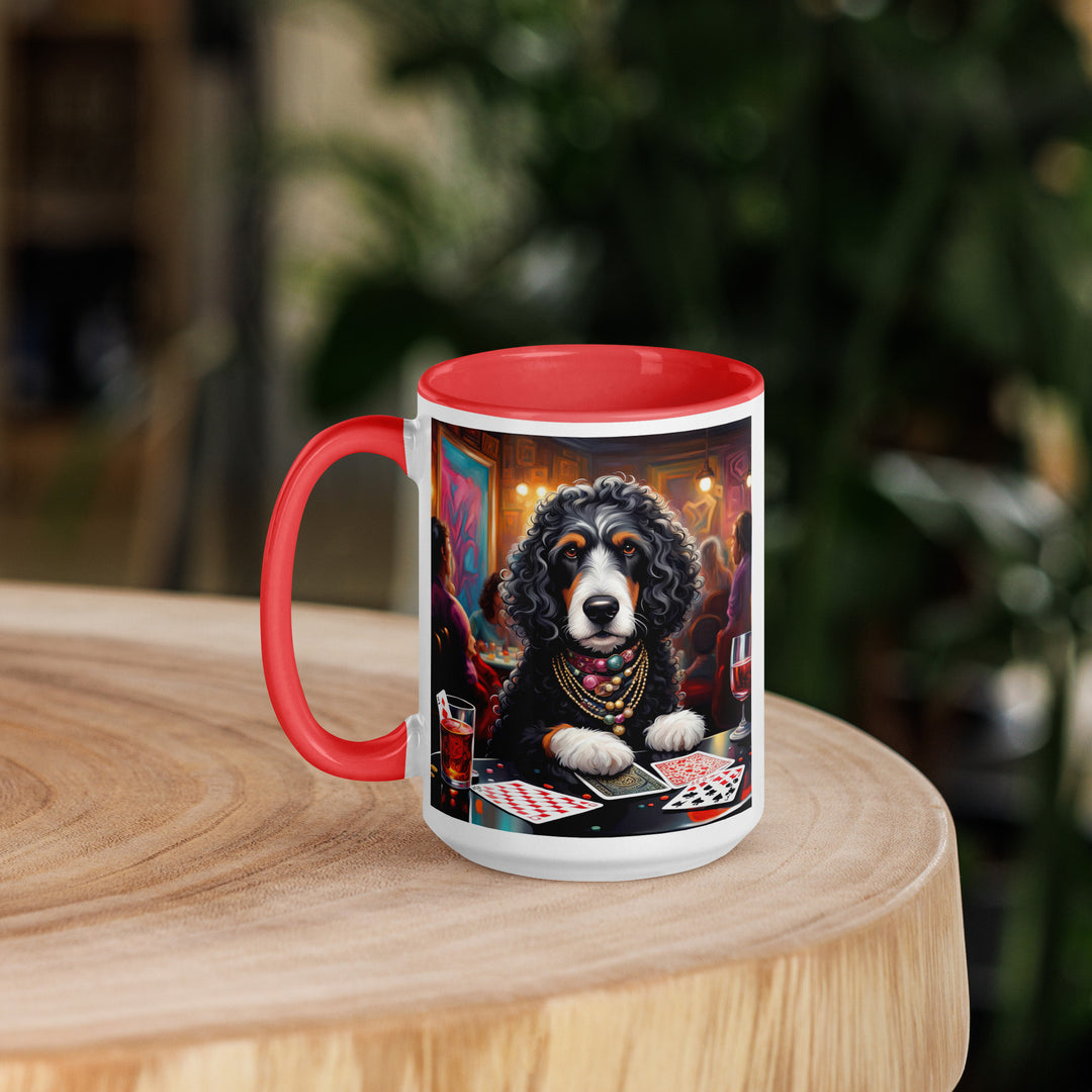 Bernedoodle General- Mug with Color Inside v2