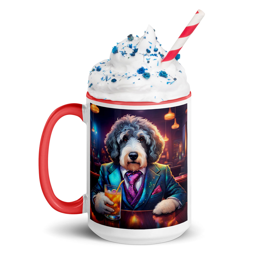 Bernedoodle General- Mug with Color Inside v8