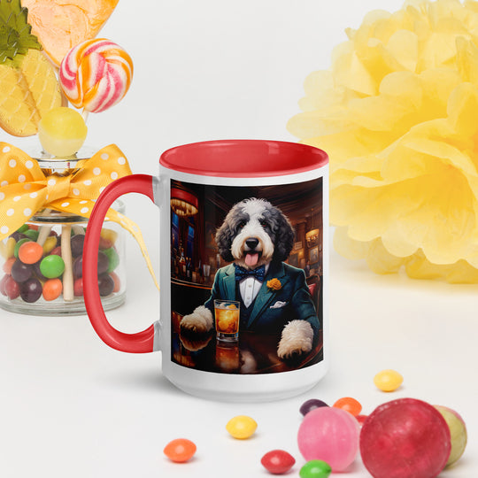 Bernedoodle General- Mug with Color Inside v9