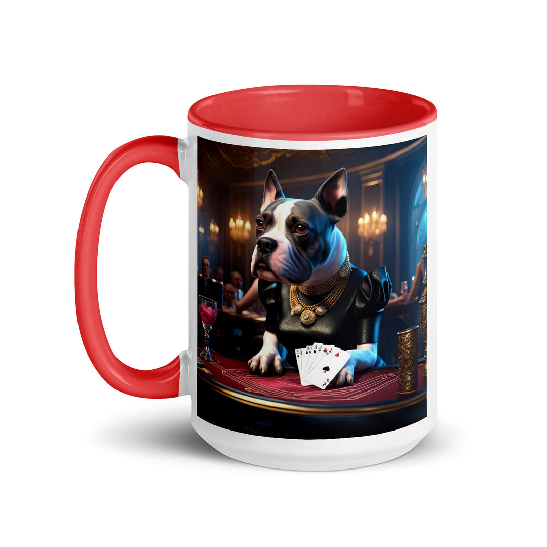 Catahoula Bulldog General- Mug with Color Inside v6