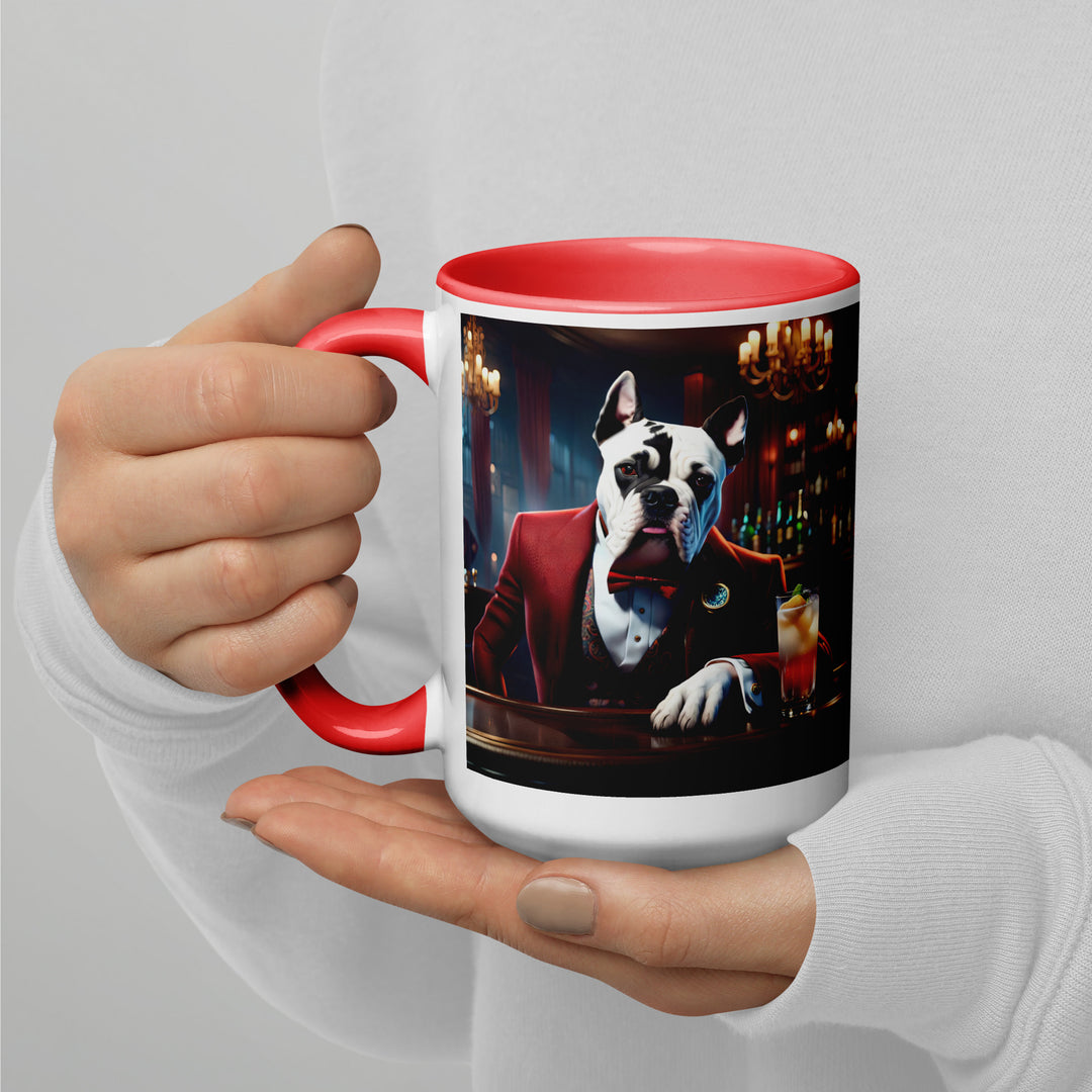 Catahoula Bulldog General- Mug with Color Inside v7