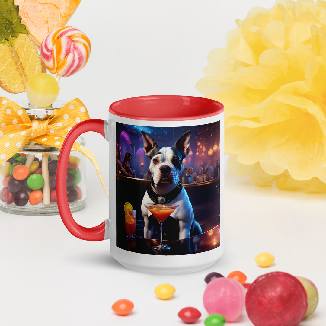 Catahoula Bulldog General- Mug with Color Inside v8