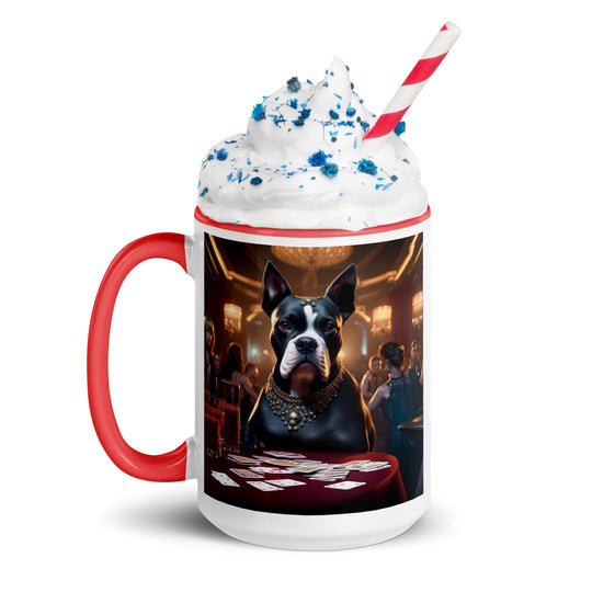 Catahoula Bulldog General- Mug with Color Inside v13