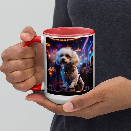 Cavachon- Mug with Color Inside v9