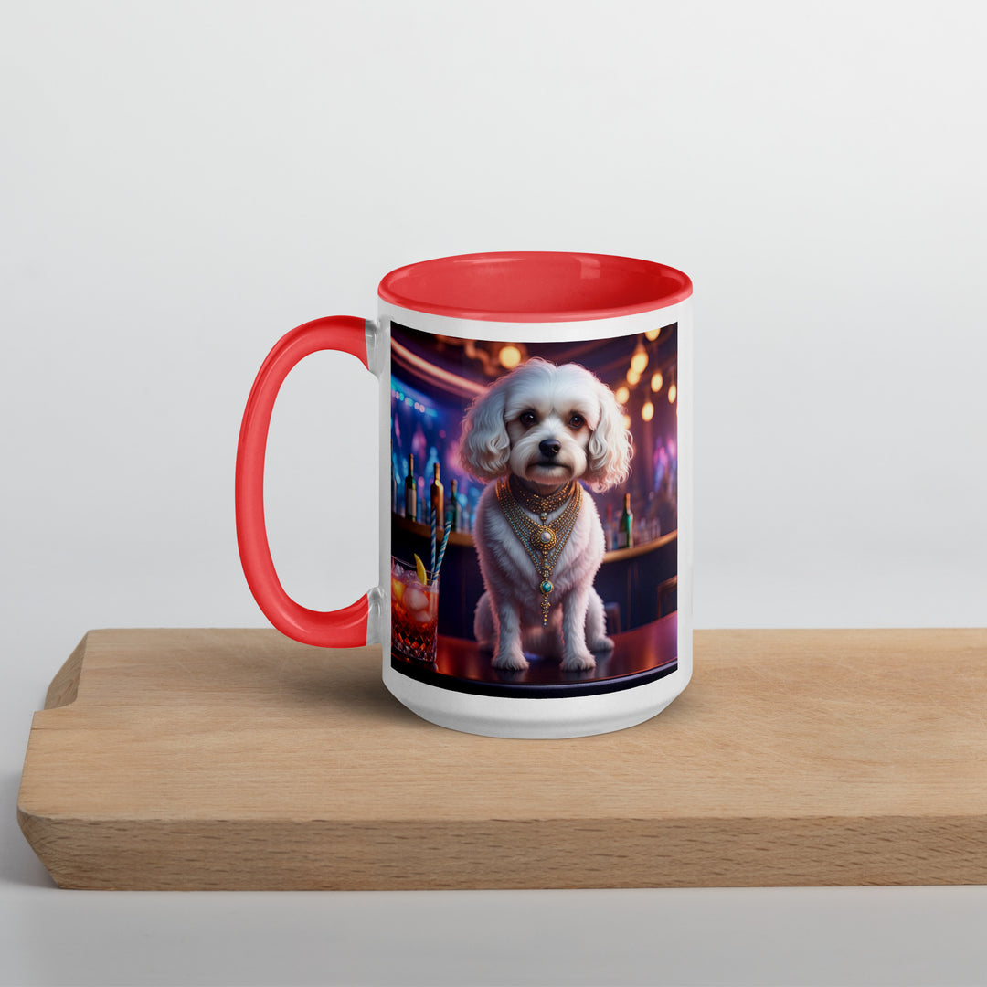 Cavachon- Mug with Color Inside v14