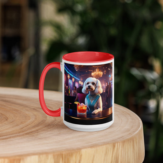 Cavapoo General- Mug with Color Inside v5