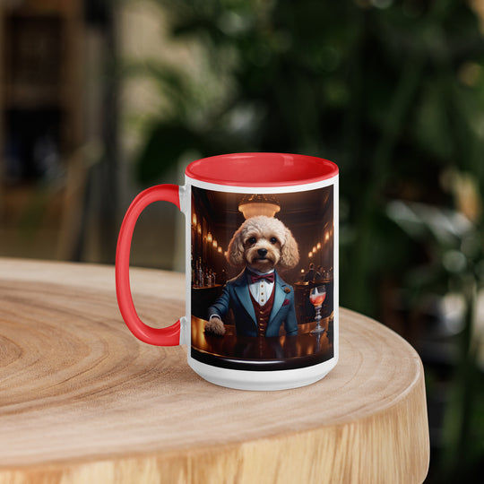 Cavapoo General- Mug with Color Inside v9