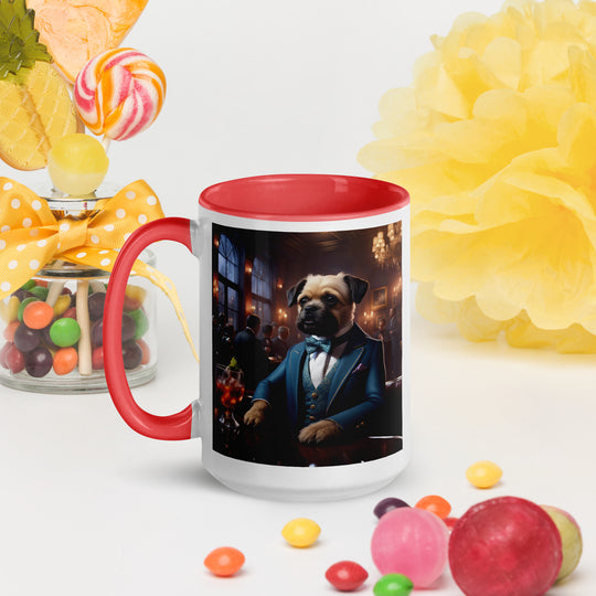 Cavapoo General- Mug with Color Inside v16