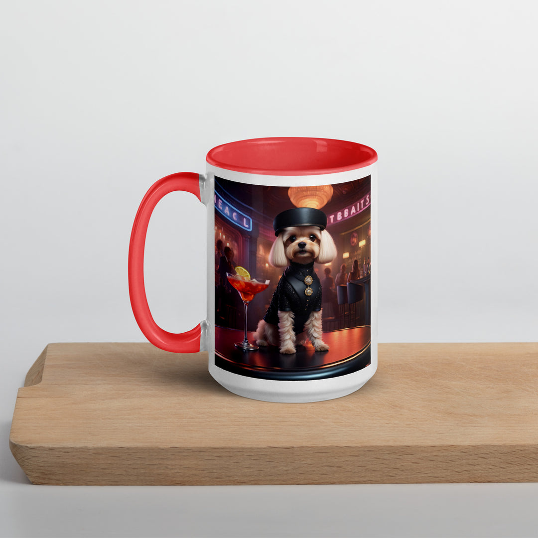 Cavapoo General- Mug with Color Inside v27