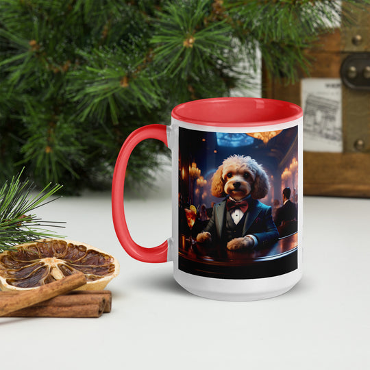 Cavapoo General- Mug with Color Inside v31