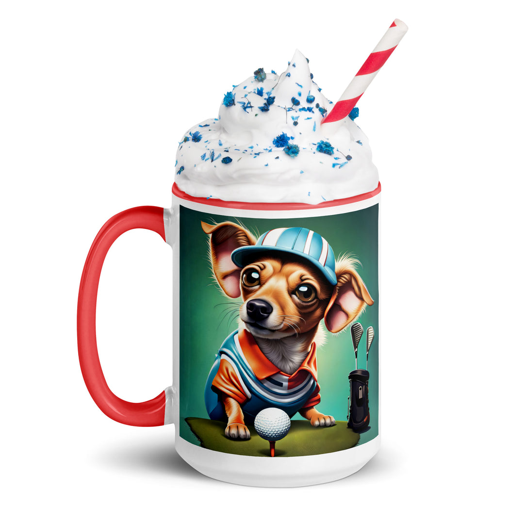 Chiweenie General- Mug with Color Inside v18