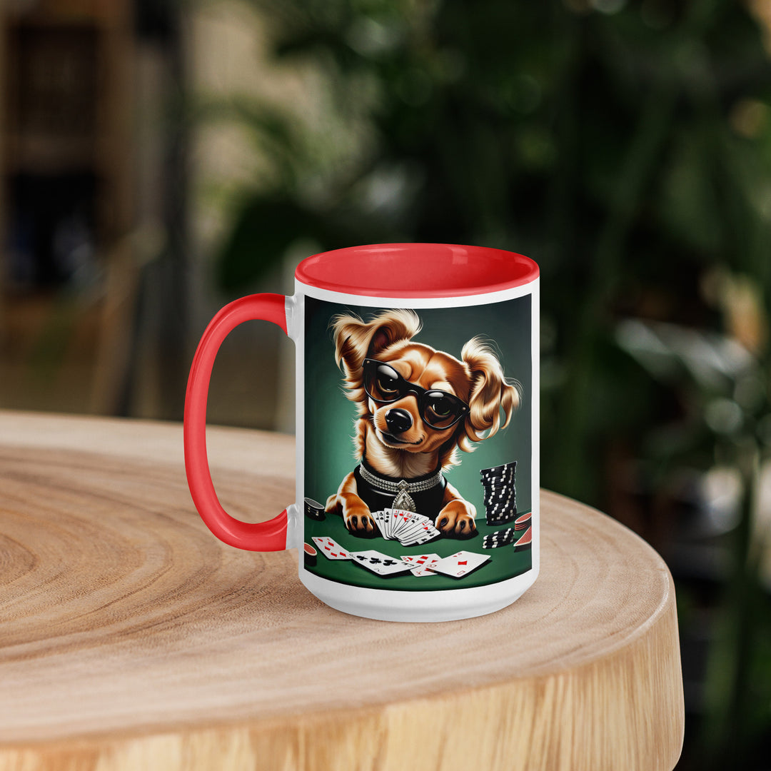 Chiweenie General- Mug with Color Inside v19