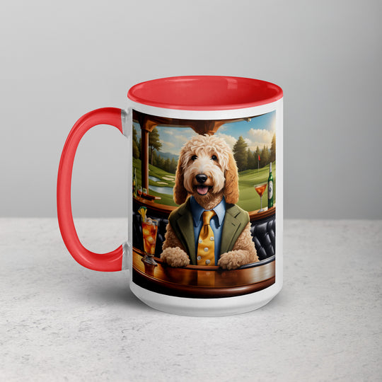 Goldendoodle- Mug with Color Inside v4