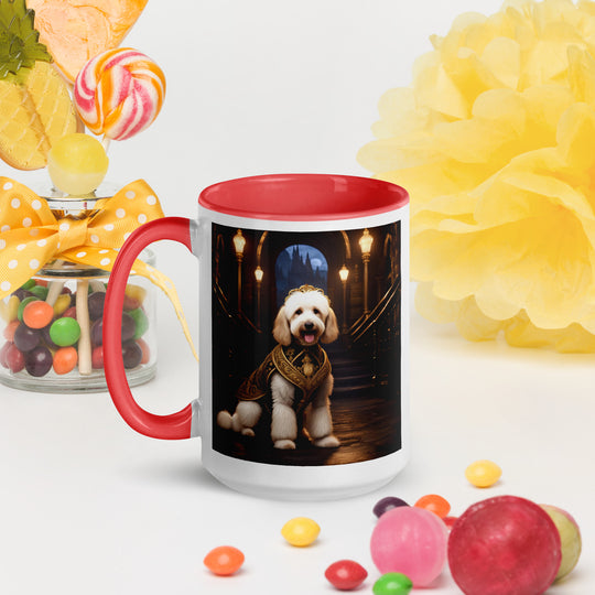 Goldendoodle- Mug with Color Inside v7