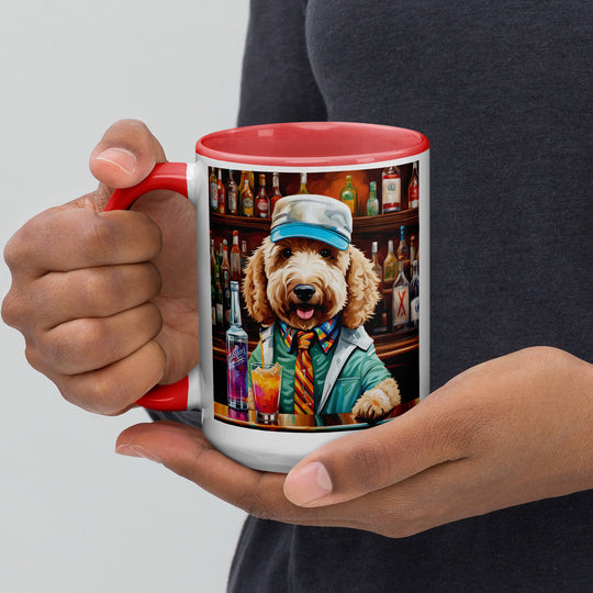 Goldendoodle- Mug with Color Inside v8