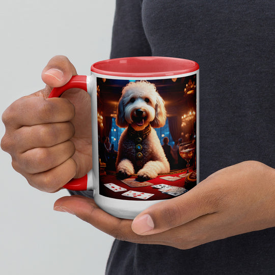 Goldendoodle- Mug with Color Inside v16