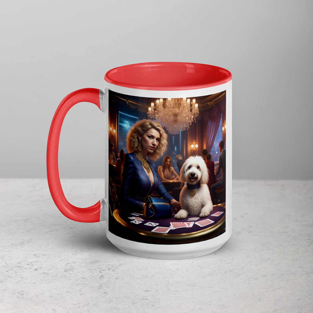 Goldendoodle- Mug with Color Inside v22