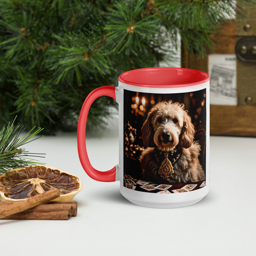 Goldendoodle- Mug with Color Inside v23