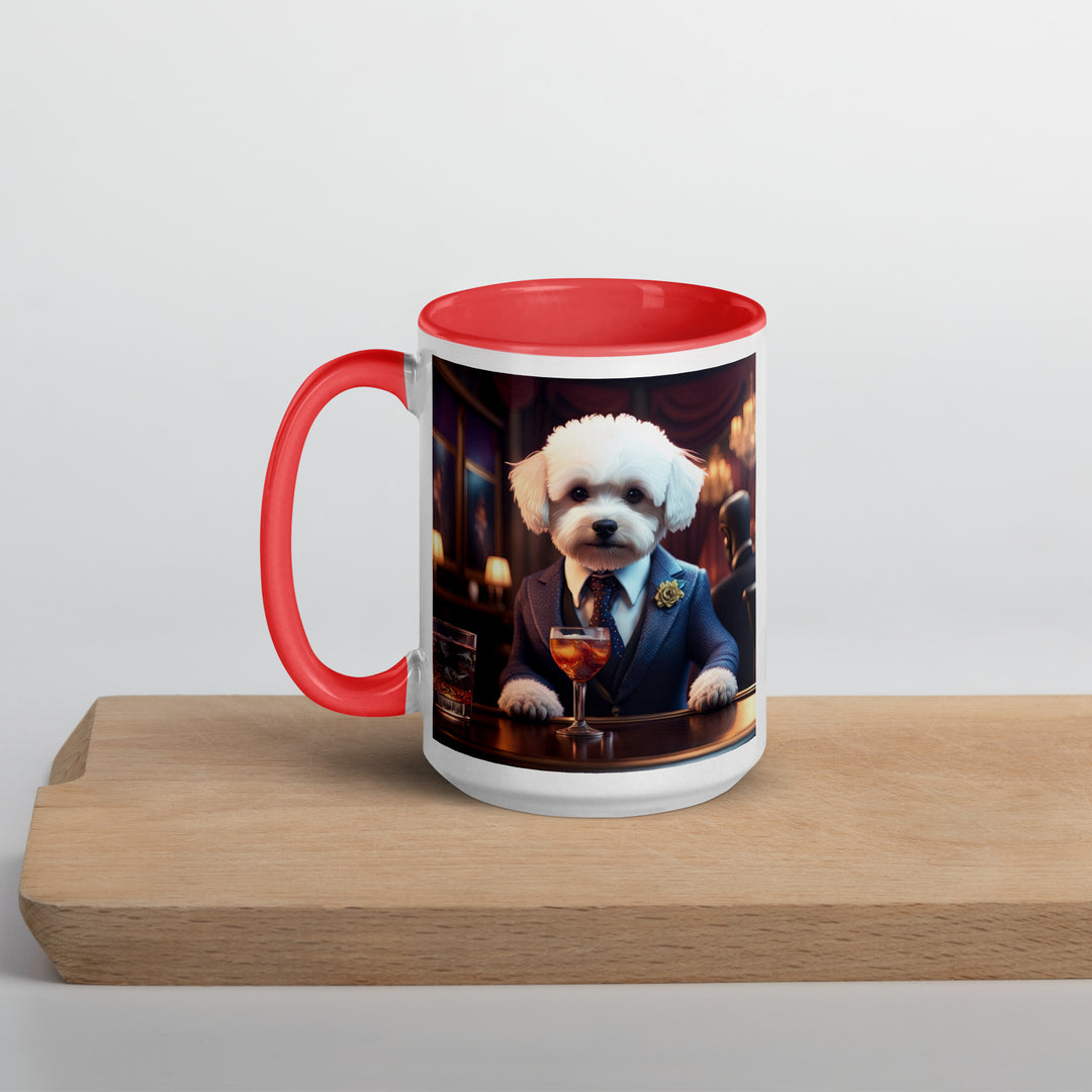 Maltipoo General- Mug with Color Inside v8