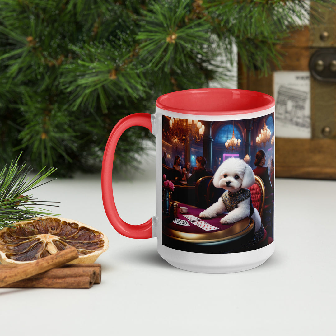 Maltipoo General- Mug with Color Inside v9