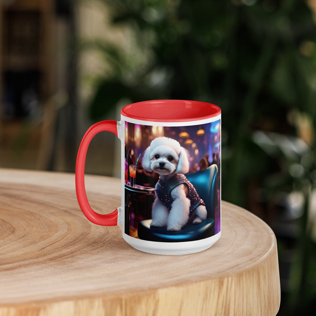 Maltipoo General- Mug with Color Inside v12