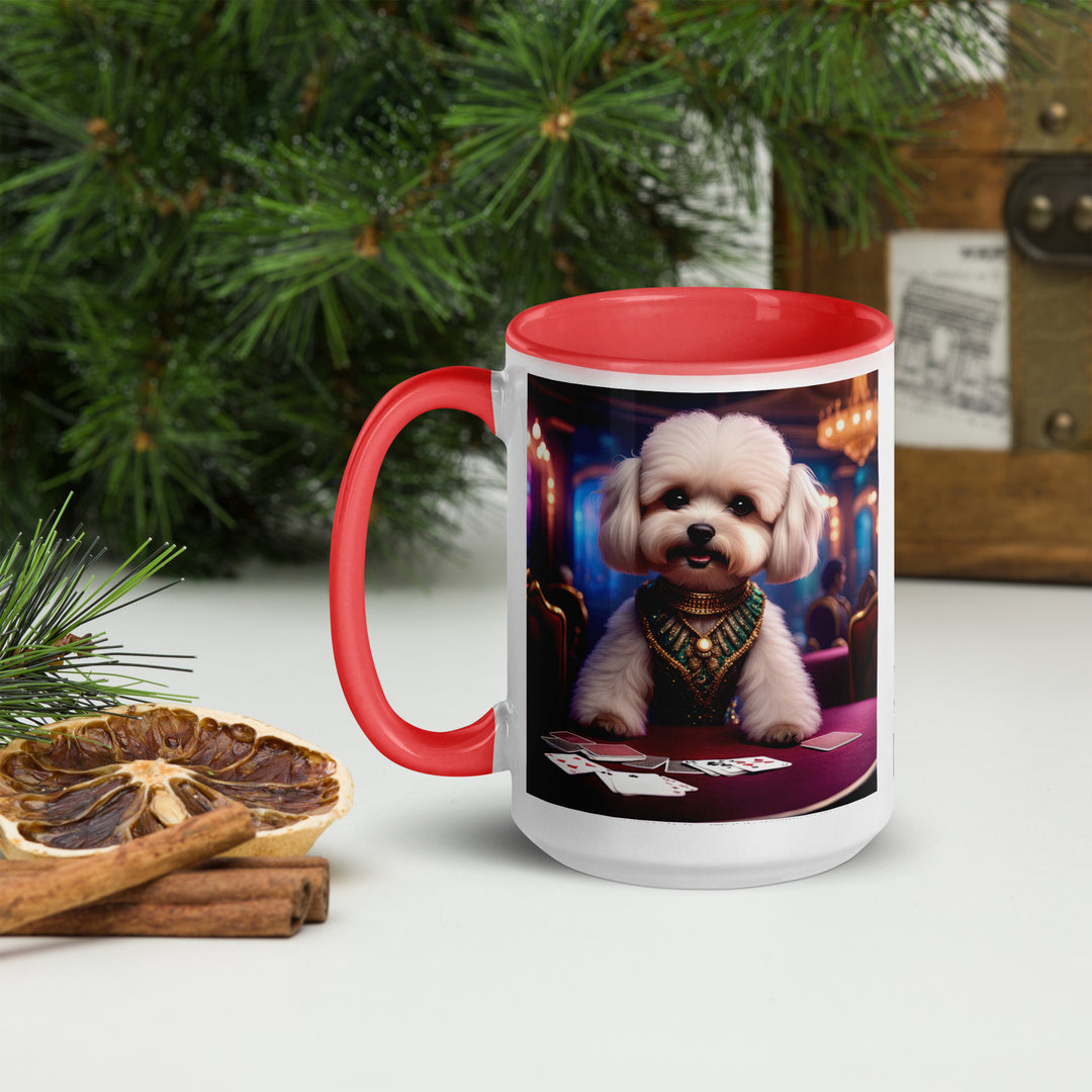 Maltipoo General- Mug with Color Inside v13