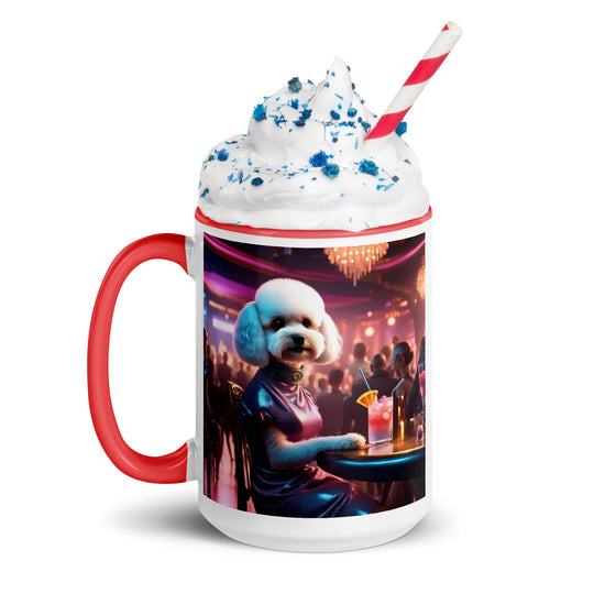 Maltipoo General- Mug with Color Inside v10