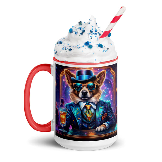 Pekapoo General- Mug with Color Inside v11