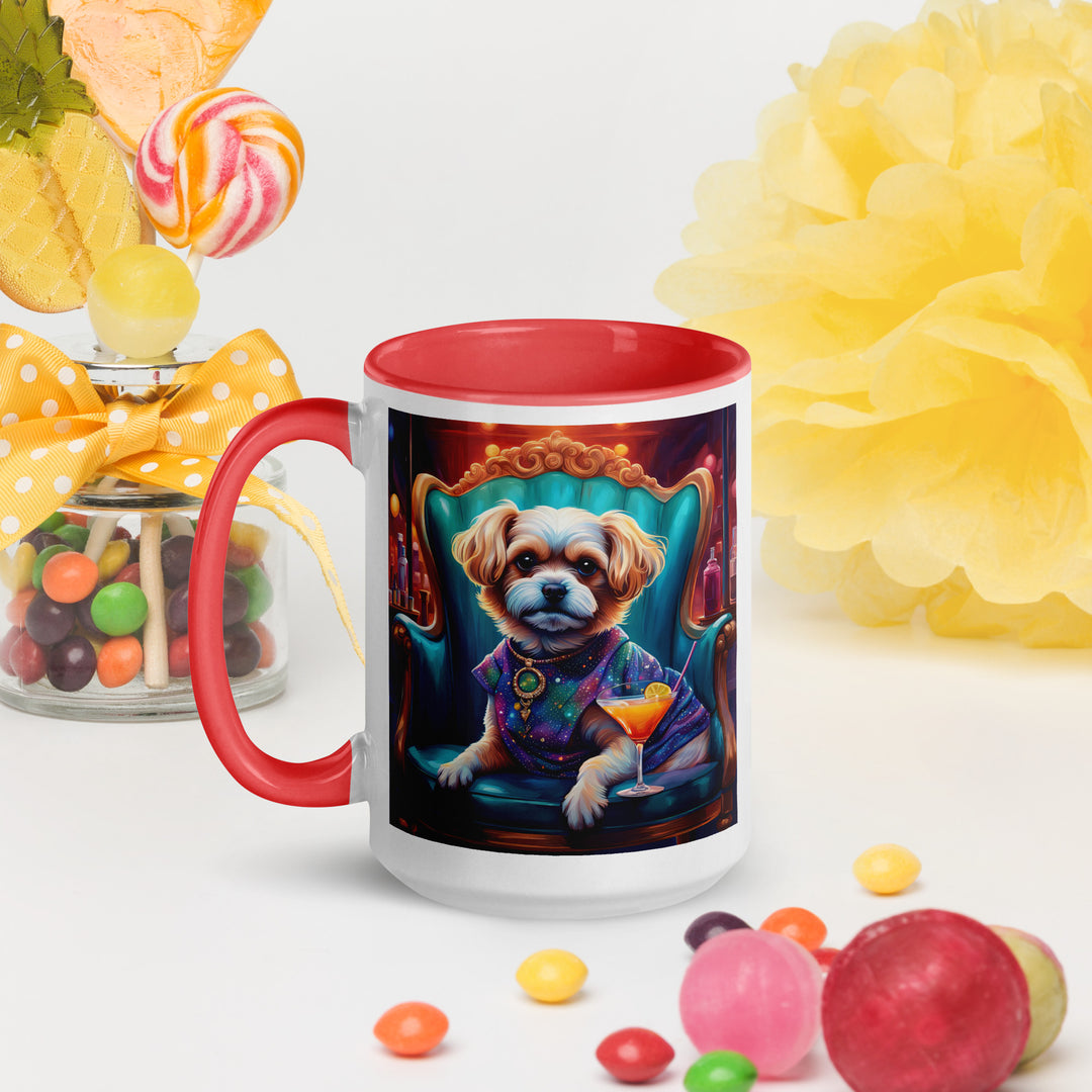 Pekapoo General- Mug with Color Inside v10