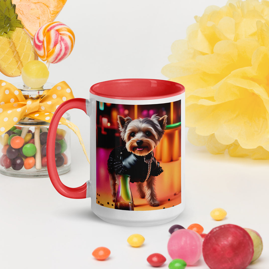 Yorkipoo General- Mug with Color Inside v5