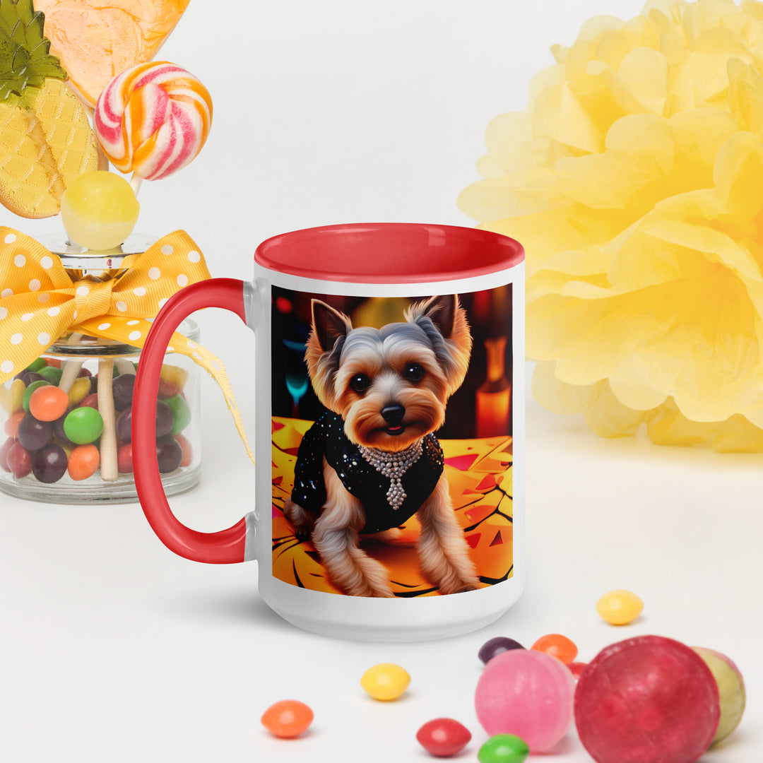 Yorkipoo General- Mug with Color Inside v6