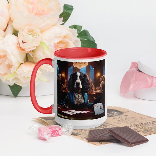 Sprocker Spaniel General- Mug with Color Inside v4