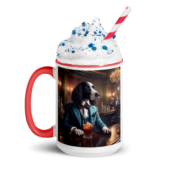 Sprocker Spaniel General- Mug with Color Inside v15