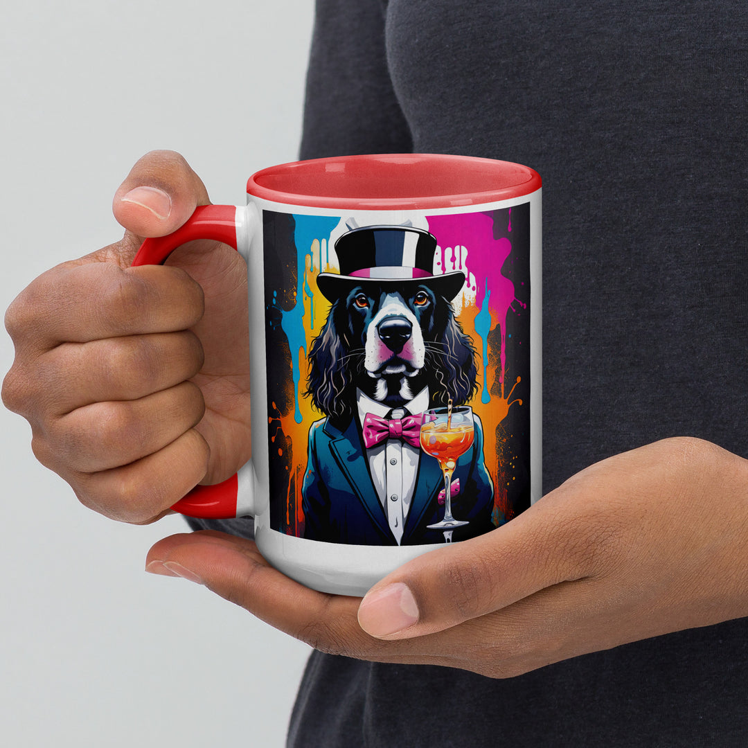 Sprocker Spaniel General- Mug with Color Inside v2