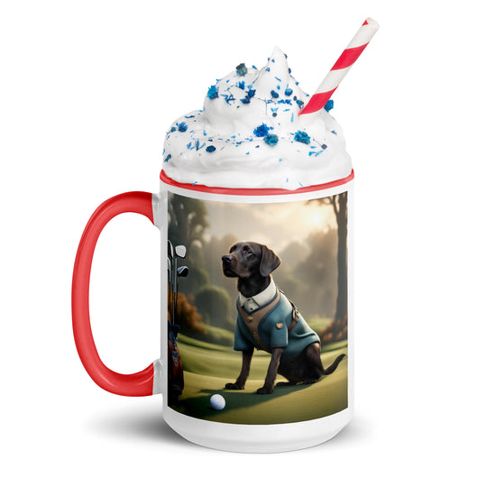 Springador Golfer- Mug with Color Inside v4