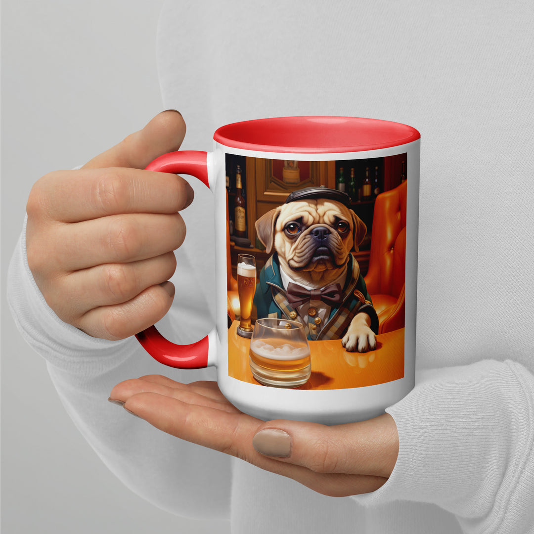 Puggle General- Mug with Color Inside v2