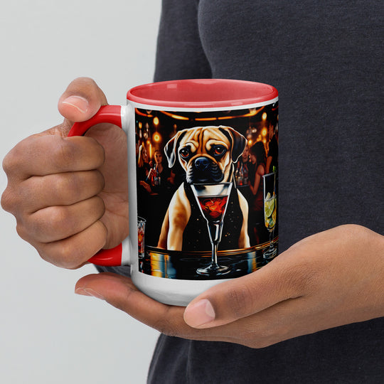 Puggle General- Mug with Color Inside v7